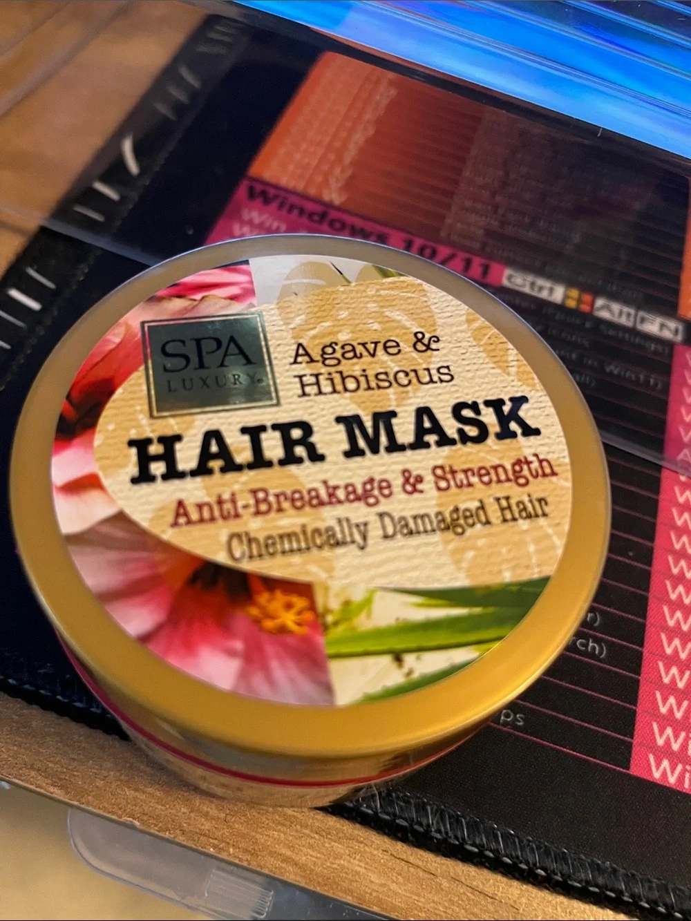 Agave & Hibiscus Hair Mask — Red Nourishing Treatment